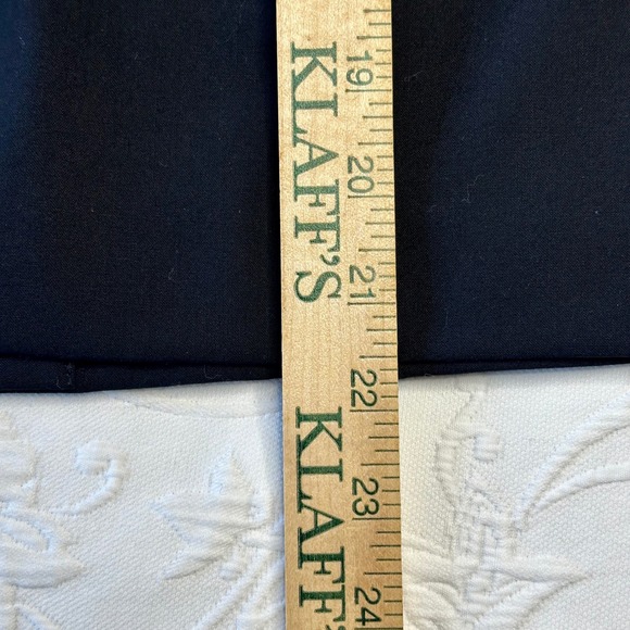 Calvin Klein Sleek Black Pencil Skirt‎ Women's Size 10 Career Zipper Accents - Picture 7 of 7